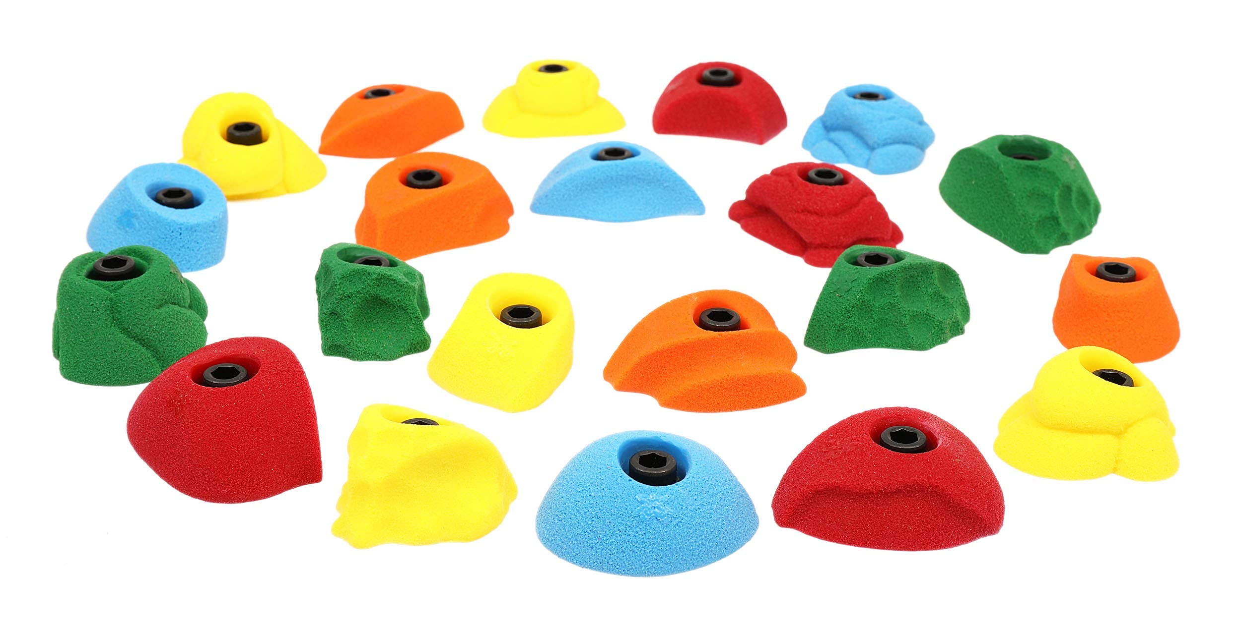 Amazon | Atomik ロッククライミング クラシックフットホールド 21個